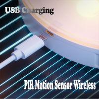 LED ไฟกลางคืน PIR Motion Sensor แบบพกพา Dimmable ชาร์จไร้สายตรวจจับตู้เสื้อผ้าห้อง Aisleportable โคมไฟ