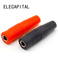 【LZ】✗♀☸  Conector de fio para solda conector de latão 4mm tipo banana fêmea isolado com 10 peças