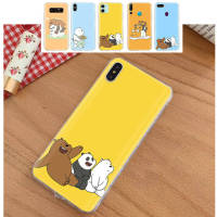 โปร่งใส ซิลิโคน อ่อนนุ่ม เคสโทรศัพท์ หรับ iPhone 13 14 G9 Moto 12 G8 Play Mini SE Power Max Plus Pro TPU ปก TG-254 Cute We Bare