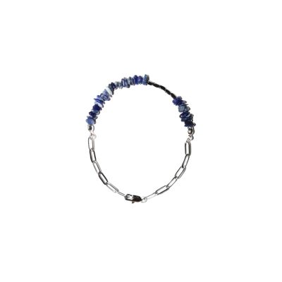 กำไลหิน Serenus: ลาพีซ ลาซูลี (Lapis Lazuli) และเฮมาไทด์ (Hematite)