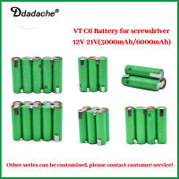 12V-21V Series การเชื่อมต่อแบตเตอรี่ VTC6 US18650VTC6 (3000Mah-6000MAh) 30A แบตเตอรี่ไขควง18V ปรับแต่ง