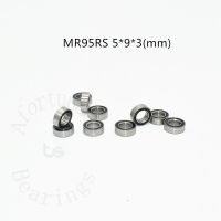 Miniature Bearing MR95RS 10 Pieces 5*9*3(mm) free shipping chrome steel Rubber Sealed High speed Mechanical equipment parts Axles  Bearings Seals