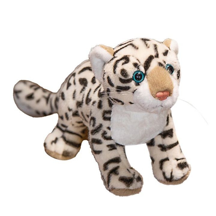 43cm-ตุ๊กตาการ์ตูนจำลองของเล่นน่ารัก-plush-เสือดาวหิมะตุ๊กตาหมอนแฟนซีแต่งบ้านน่ารักนุ่มเป็นของขวัญสำหรับเทศกาลวันเกิด