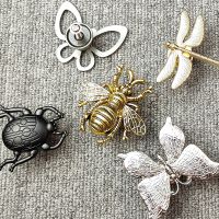 Cute Insect Furniture handle Bee Betterfly Dragonfly Cabinet And Drawer Pulls Wardrobe Knobs Cupboard Drawer Shoe Cabinets Pulls Door Hardware