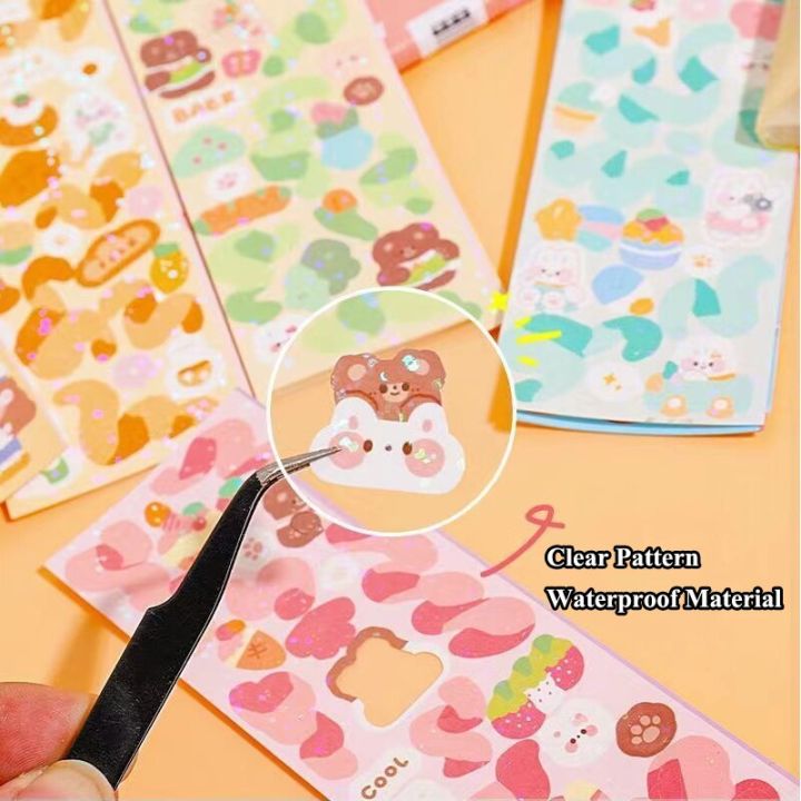 goo-card-set-guka-bucket-sticker-set-hand-account-toy-guka-chuck-children-hand-account-tool-set-cute-kawaii-stickers-gift