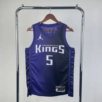 Nike Men's Sacramento Kings Domantas Sabonis #10 Purple Dri-Fit Swingman Jersey, Small