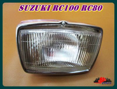 SUZUKI RC100 RC80 HEADLIGHT HEADLAMP SET (15 cm.) // ไฟหน้า จานฉาย สินค้าคุณภาพดี