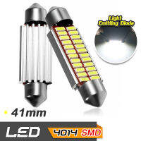 65Infinite (แพ๊คคู่ C5W 4014 24SMD 41mm) 2x LED C5W 4014 24SMD ขนาด 41mm ไฟโดม ไฟอ่านหนังสือ ไฟห้องโดยสาร ไฟหัวเก๋ง ไฟส่องป้ายทะเบียน กระจายแสง 180องศา CANBUS Super Bright ความสว่างสูง สี ขาว (White)