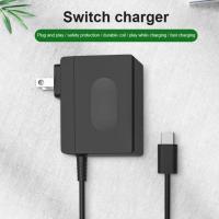 US Plug AC Adapter Charger For Nintendo Switch NS Game Console Wall Travel Home Charge 15V 2.6A Charging USB Type C Power