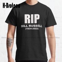 Rip Bill Russell Classic T-Shirt Men White Tshirt Custom Aldult Teen Unisex Digital Printing Tee Shirts Xs-5Xl Custom Gift