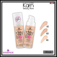 Essence Stay All Day 16h Long-Lasting Foundation. เอสเซนส์ สเตย์ออลเดย์ 16อาว ลองลาสติ้ง ฟาวเดชั่น (30 ml.)