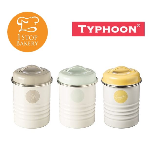 typhoon-1400-832-vintage-americana-tea-coffee-sugar-set-กระปุกใส่วัตถุดิบเชต-3-ชิ้น