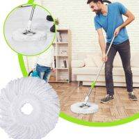 ☌✶✇ 16cm Mop Head Rotating Cotton Pads Replacement Cloth Spin for Wash Floor Round Squeeze Rag Cleaning Tools Household Microfiber