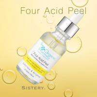 The OrganicPharmacy Four acid peel เซรั่มเสริมสร้างการผลัดเซลล์ผิว เผยผิวใหม่ที่เนียนเรียบ และดูกระจ่างใส มีออร่า