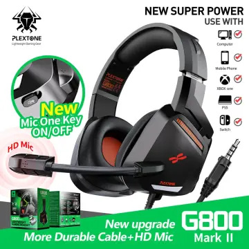 Computer headset with mic and mute button hot sale