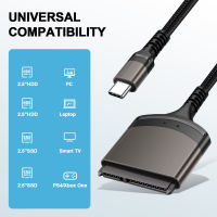 (ร้อน) 5Gbps USB-C Type-C ถึง SATA 22 Pin Adapter Cable สำหรับ2.5 "Hard Disk Driver SSD Laptop