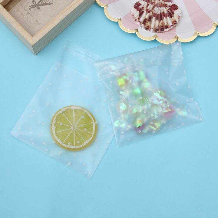 frosted-dot-self-adhesive-bag-baking-packaging-bag-with-thank-you-stickers-food-grade-candy-and-biscuit-packaging-bag-50pcs-pack