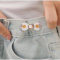 Reusable Metal Buttons Pearl Snap Fastener Pants Pin Retractable Button Sewing-On Buckles For Jeans Perfect Fit Reduce Waist