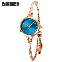 SKMEI nd celet Watch For Women Luxury Rose Gold Womens Wrist Watches 3Bar Waterproof Dress Ladies Watch Gift Reloj Mujer