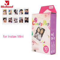 [Likelyhood] ฟิล์มภาพถ่ายสีใสฟิล์มกล้องสวยงาม10แผ่นสำหรับฟิล์มฟูจิฟิล์ม Instax Mini สำหรับ Polaroid Mio