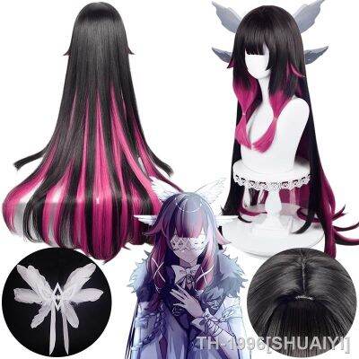 SHUAIYI Genshin columbina peruca เกม genshin impact damselette คอสเพลย์คอสเพลย์วิกผม Chapelaria ฮาโลวีน trajes อุปกรณ์เสริม Para Mulher