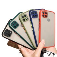 ส่งจากไทย เคสกันกระแทก Case Realme C21Y เคสโทรศัพท์ เรียวมี ปุ่มสีผิวด้าน กันรอยกล้อง ขอบนิ่มหลังแข็ง