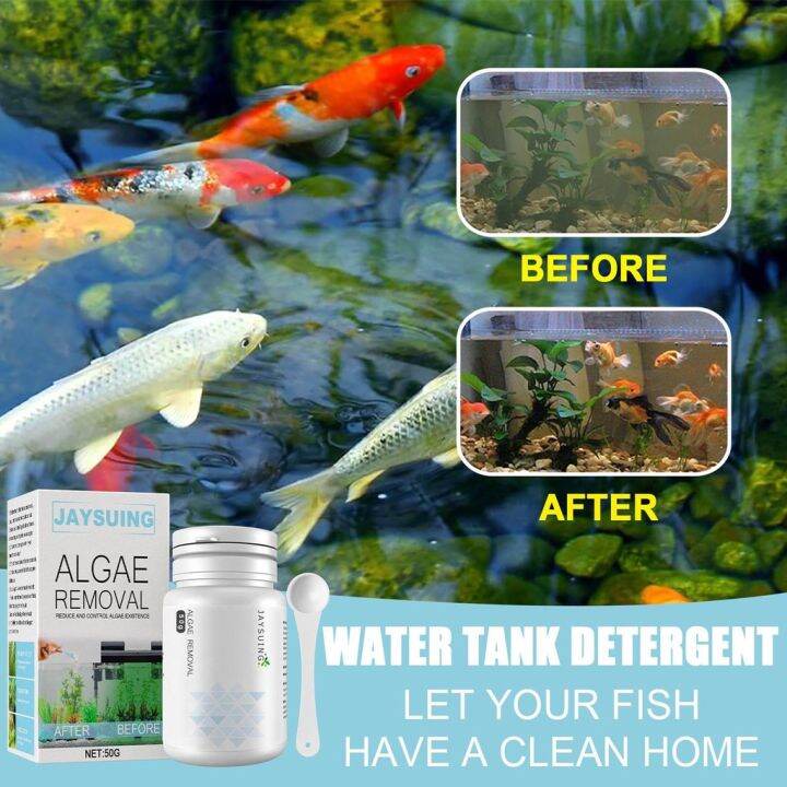 50g Algae Remover for Ponds Algae Removal Agent with Spoon Water