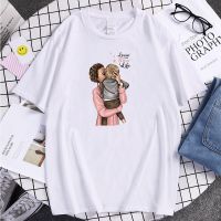 T-Shirts Lovin The Mom Life Print T Shirts Mansvintage Fashion Male Tshirt Summer Soft Tee Shirts Crewneck Oversized Clothes S-4XL-5XL-6XL