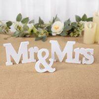 3Pcs/set Mr Mrs Sign for Rustic Wedding Decoration Favor Married Table Ornaments Photo Props