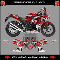 STRIPING STICKER DECAL VARIASI CBR 150 K45 /HONDA CBR K45 150 LOKAL