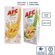 Bánh quy cracker AFC lúa mì và vị rau hộp 8 góix25g