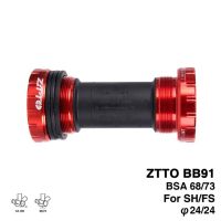 ZTTto Bsa68น็อตยึดช่วงล่าง Bb91แบริ่งภายนอก68 73ด้ายสำหรับ Prowheel 24มม. Crankset กันน้ำ Cnc Mtb