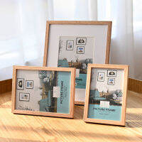 กรอบรูปไม้ตกแต่งบ้านกรอบรูปมินิเฟรมสำหรับรูปภาพ Wall Art Desktop Decor สี่เหลี่ยมผืนผ้า Frame