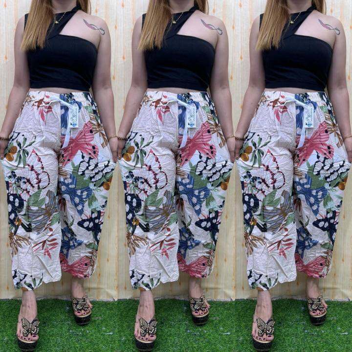 KOREAN LONG SQUAREPANTS HIGH QUALITY KOREAN CHALICE FABRIC FIT MEDUIM