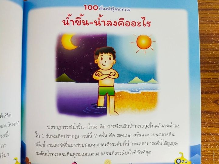 หนังสือเด็ก-100-เรื่องน่ารู้จากทะเล-ราคาปก-179-บาท