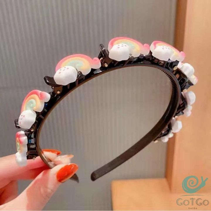 gotgo-ที่คาดผม-แบบถัก-เครื่องประดับ-สไตล์เกาหลี-ที่คาดผมเด็ก-childrens-headband