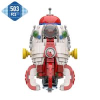 LEGO Moc Pikmined S.S. Dolphin Ship Rocket Building Block Set Anime Cartoon Space Rocket Freight Aircraft Brick Toys Kid Xmas Gifts