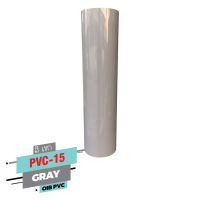 สติ๊กเกอร์ เฟล็ก pvc โพลีเฟล็กพีวีซี 1เมตร สีเทา