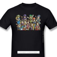 Heroes Anime Clothes Design Dragon Quest Funny Anime Manga 100% Cotton Camiseta Men T-Shirt