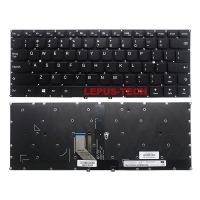 【City of Angels】 US Layout Keyboard สำหรับ Lenovo Yoga 910 13IKB YOGA 5 Pro Backlit ไม่มีกรอบ