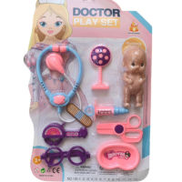 Doctor Play Set ชุดคุณหมอ อุปกรณ์ 8 ชิ้น พร้อมเด็กทารก น่ารัก