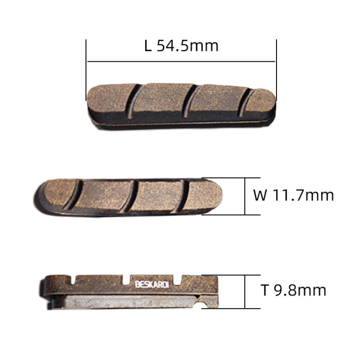 2คู่4pcs-จักรยานคาร์บอนเบรค-pad-cork-ไม้บล็อกรองเท้า-c-v-mtb-bmx-จักรยานพับล้ออะไหล่-dura-design-สำหรับ-shimano