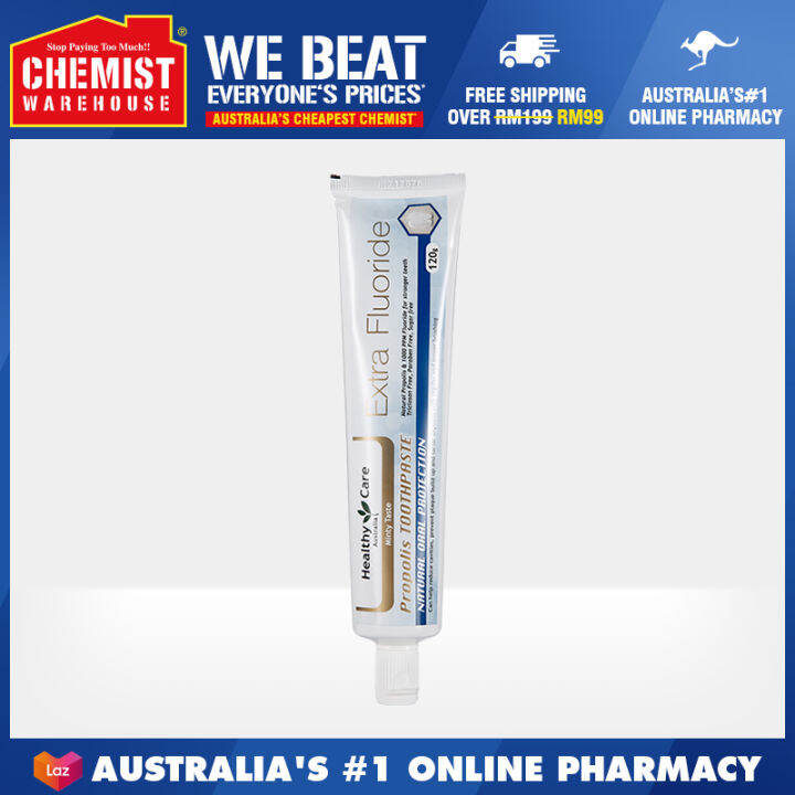 Healthy Care Extra Fluoride Propolis Toothpaste 120g Supports Teeth
