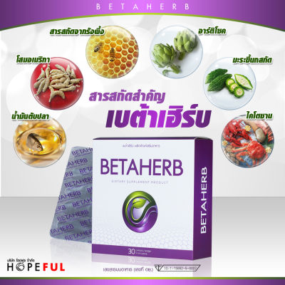 ส่งฟรี Beta Herb เบต้าเฮิร์บดูแลอาการเบาหวานความดัน น้ำตาลในเลือดสูง คอเรสเตอรอลชาปลายมือเท้า