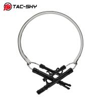 TAC-SKY Portable Headband Hoop Bracket For Military Tactical Shooting Peltor Microphone Headset Replacement Headband Hoop