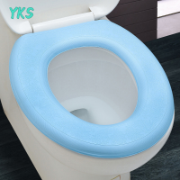 ?【Lowest price】YKS Waterf Soft toilet Seat COVER ห้องน้ำล้างทำความสะอาดได้ closestool MAT Pad O-Shape