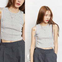 (พร้อมส่ง) g.glur | JEN CROP SLEEVELESS