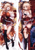 (ปลอกหมอนเท่านั้น) 2WAY 60X180ซม./Genshin เคส Yoimiya Dakimakura แบบสองด้านปลอกหมอนปลอกหมอนที่นอนโอตาคุ