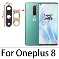 เลนส์กระจกกล้องถ่ายรูปหลังด้านหลังสำหรับ Oneplus 3 5T 6 6T 7 7T 8กล้องมืออาชีพเลนส์กระจกกล้องถ่ายรูปพร้อมกาวสติ๊กเกอร์