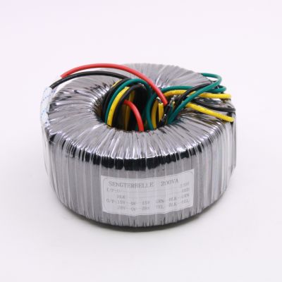 :{”》: หม้อแปลง Toroidal ทองแดงบริสุทธิ์200W 28 Double 15V หม้อแปลงกำลังเครื่องกระจายเสียงเสียง